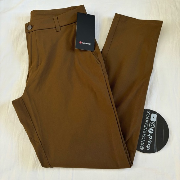 Lululemon Commission Pant Classic 32"L Warpstreme DART Dark Artifact Men's 30 - Picture 1 of 6